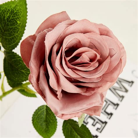 artificial dusty rose flowers